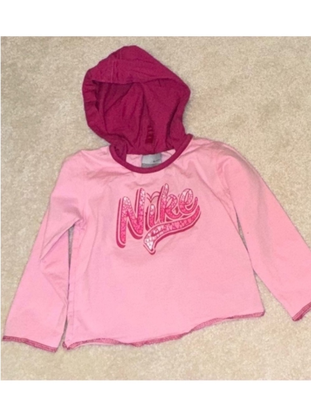 Nike hooded shirt